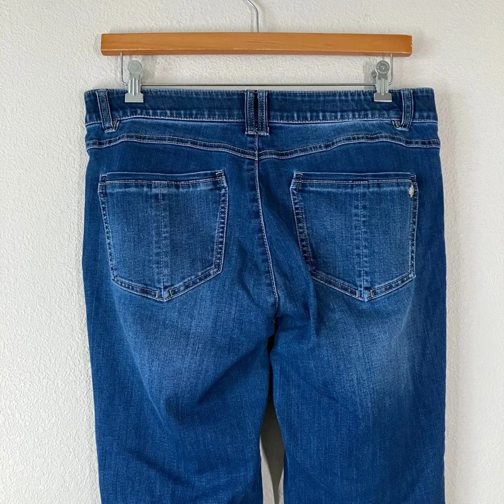 DEMOCRACY Itty Bitty Bootcut 14 Absolution Slimming Stretch Denim Blue Jeans